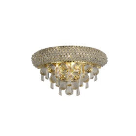 Alexandra Gold Crystal Wall Lights Diyas Wall Washers Alexandra Gold Crystal Wall Lights Diyas Wall Washers